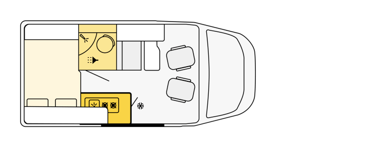Campervan Fiat - CV 540 DB
