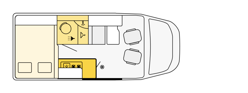 Campervan Fiat - CV 600 BB