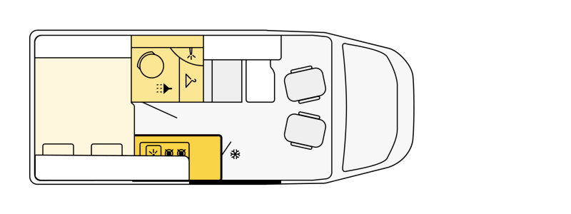 Campervan Fiat - CV 600 DB