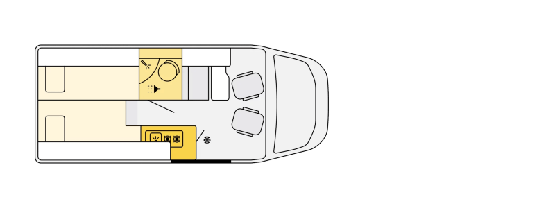 Campervan Fiat - CV 600 SB