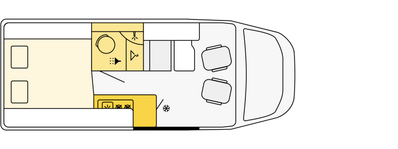 Campervan Fiat - CV 640 PB
