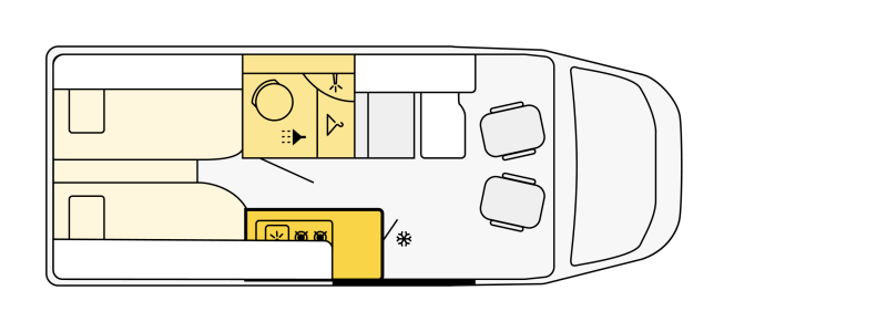 Campervan Fiat - CV 640 SB